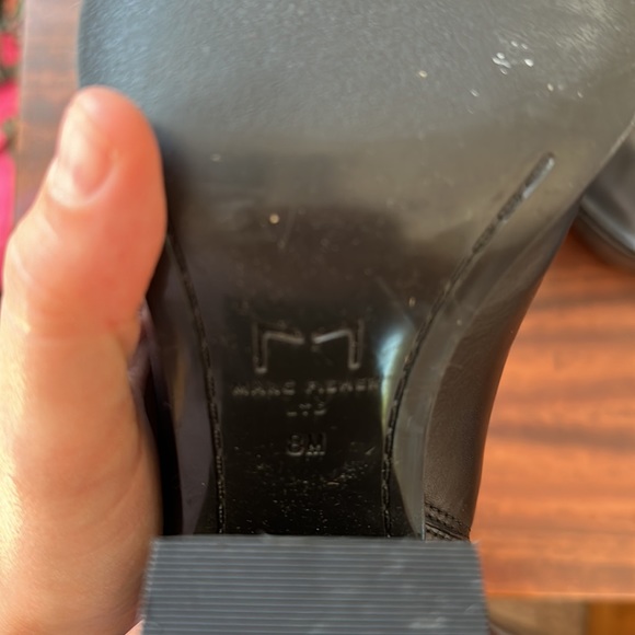 Marc Fisher Black Heeled Bootie - Picture 3 of 4